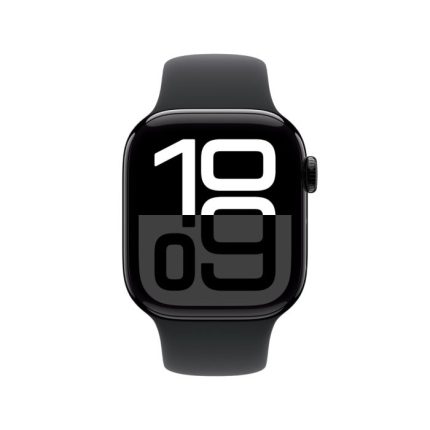 Refurbished Apple Watch Series 10 Jet Black Aluminium Case with Black Sport Band