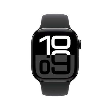 Refurbished Apple Watch Series 10 Jet Black Aluminium Case with Black Sport Band