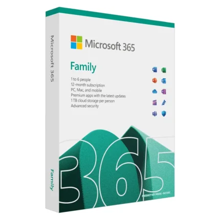 Microsoft 365 Family 1 Year Subscription