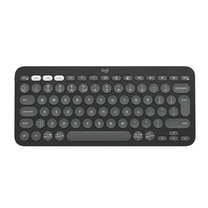 New Logitech Pebble Keys 2 K380s Minimalist Keyboard Graphite
