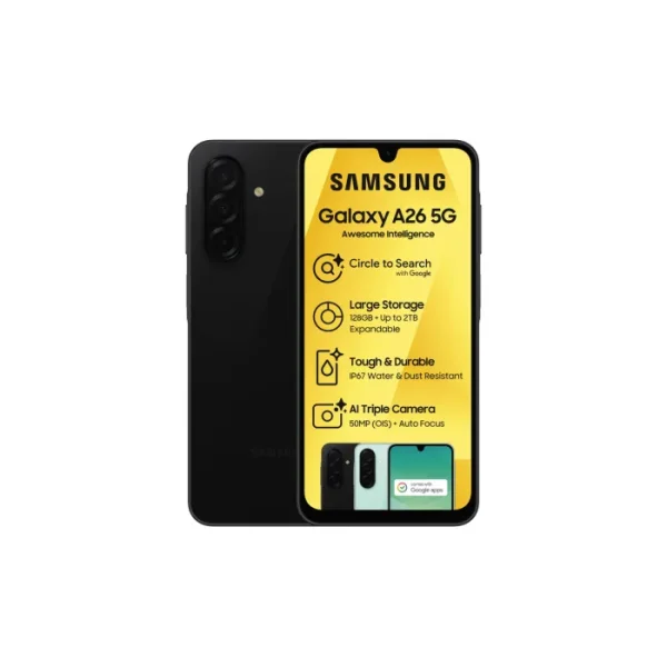 Samsung Galaxy A26 5G Black 128GB Dual SIM - Brand New