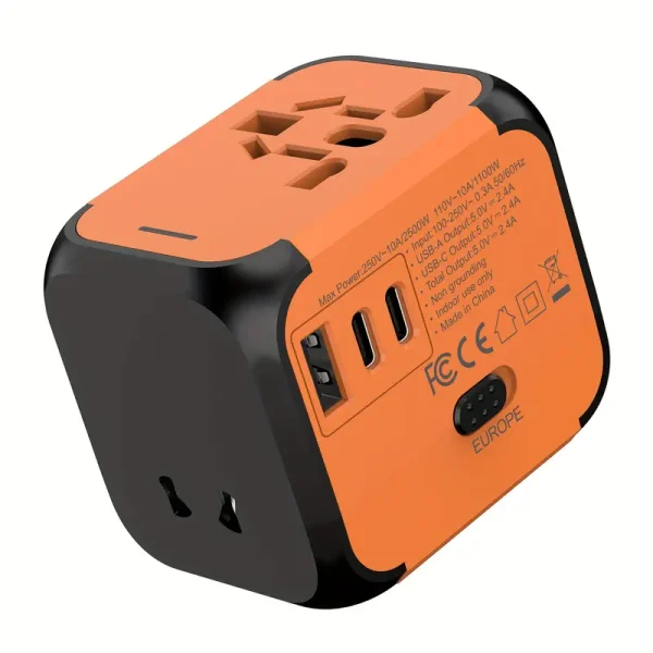 Travel Adapter - 2500W Universal Power Plug