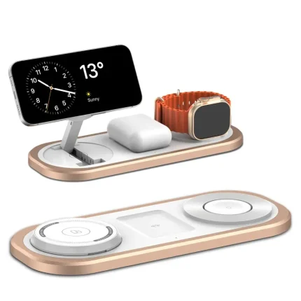 3in 1 Wireless Charger for iPhone, Foldable Charging Station