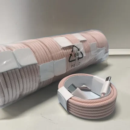 1pc 60W Fast Charging USB-C to USB-C CarPlay Charger Cable