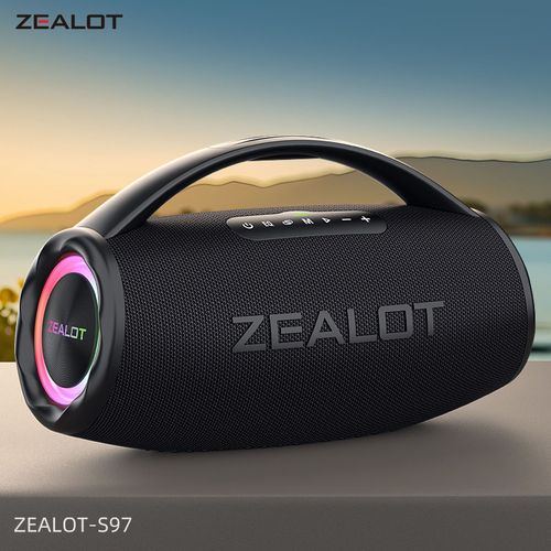 Zealot 80W Super Bass Bluetooth Speaker With 16000mAh Battery S97