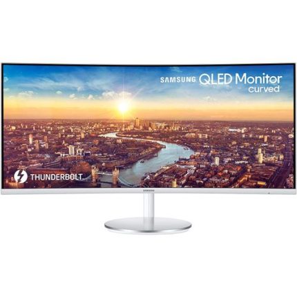 Samsung C34J791WTMXUE 34-Inch CJ791 Ultrawide Curved Gaming Monitor, White