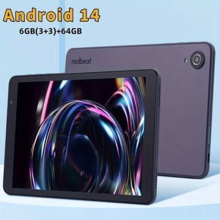 REDBEAT C1 Tablet,Dual SIM,8-inch ,6(3+3)GB RAM /64GB ROM, Android14, 4000mAh Battery,Gray
