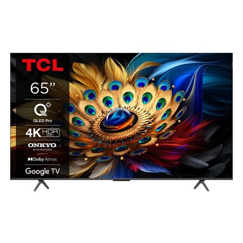 TCL 65" Inches QLED Google Smart TV - Black + 1 Year Warranty 65P7K