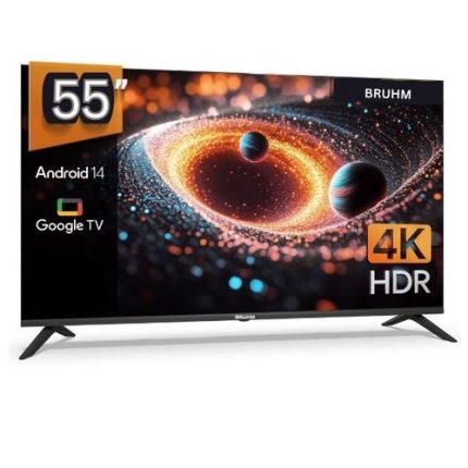 Bruhm 55" Inches - 4k Google Smart Ultra High Definition TV (BTF-55SV) + FREE SURGE PROTECTOR & WALL BRACKET + 12 MONTHS WARRANTY
