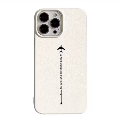 Phone Case - 1pc Creative And Unique Airplane Design Soft Phone Case with Lychee Texture, Compatible with Iphone 16, 15, 14, 13, 12, 11 Pro Max, MINI, Plus, XS, XR, X, 8, 7, And SE 2020