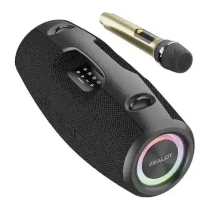 Zealot S78m Bluetooth Speaker + Mic - 120W - Black